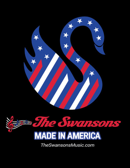 The Swansons Made In America T-Shirts logo.