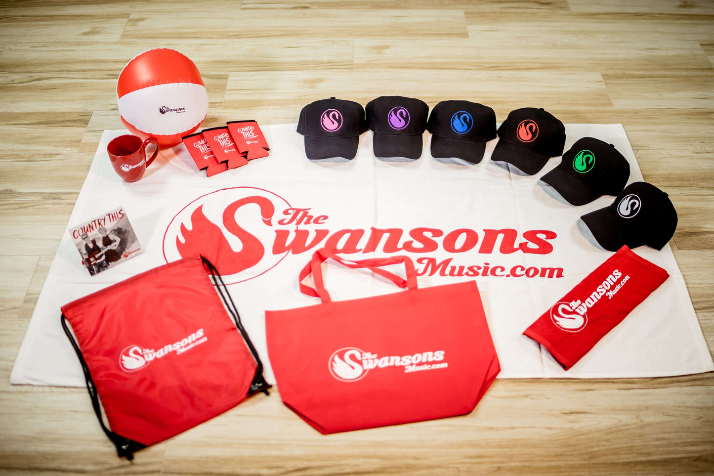 The swansons music gift basket.