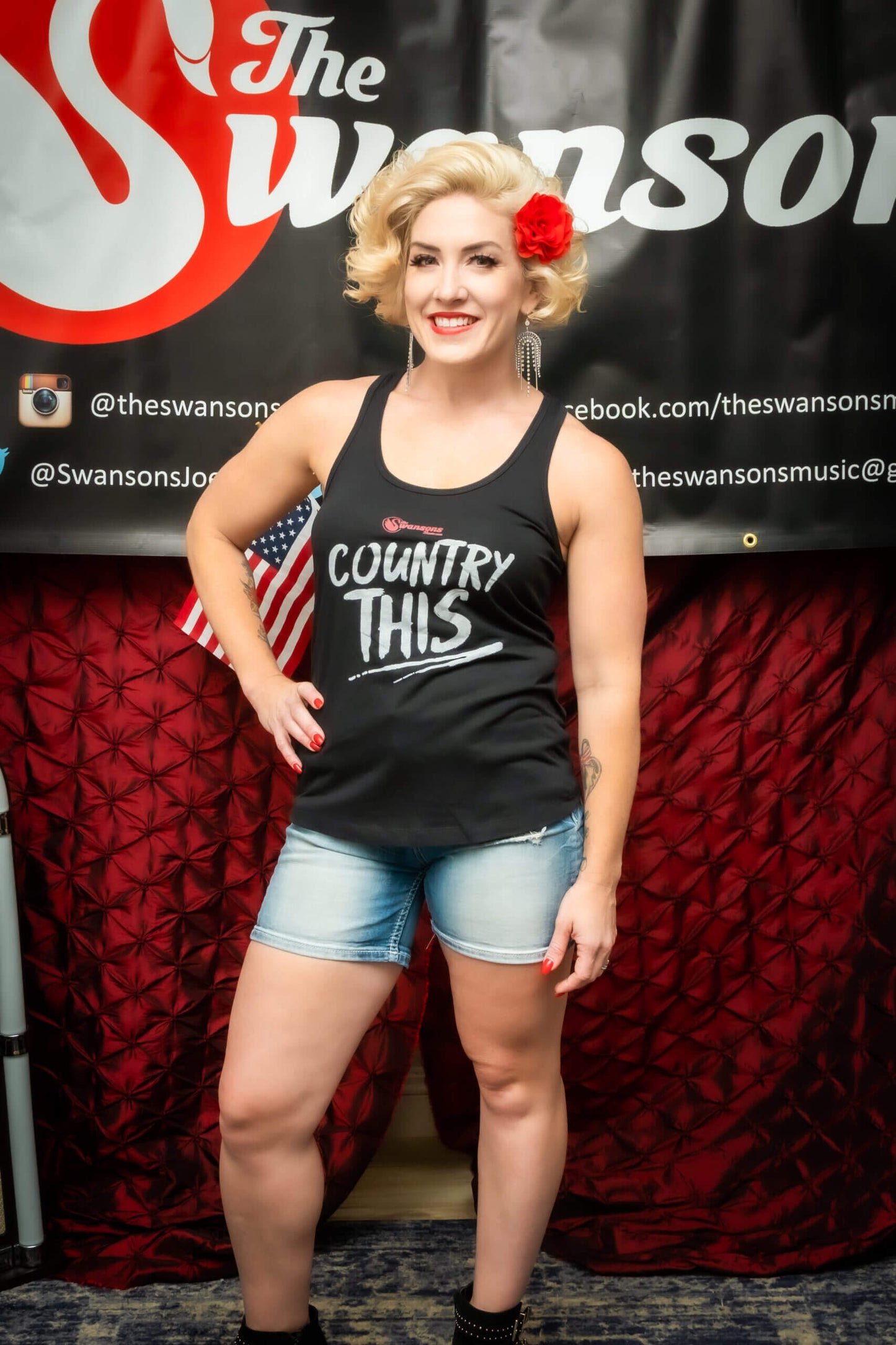 Country This Razorback Tank Tops