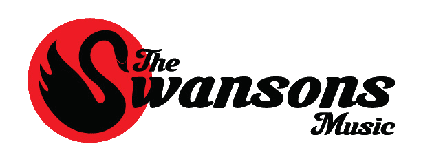 The swansons music logo.