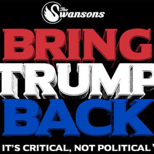 Bring Trump Back Tshirts and black background